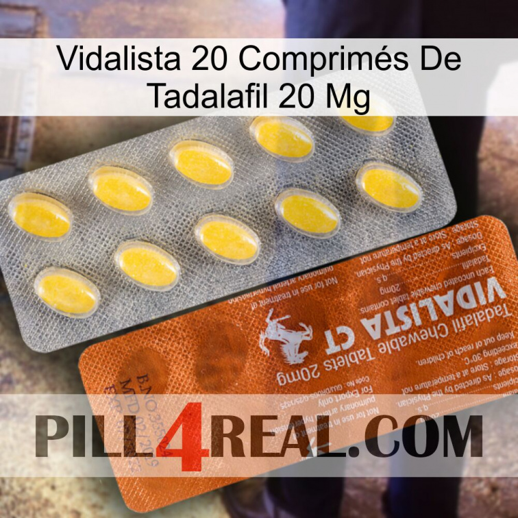 Vidalista 20 Comprimés De Tadalafil 20 Mg 42
